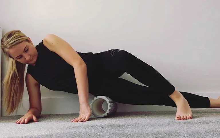 Image of Vlada stretching